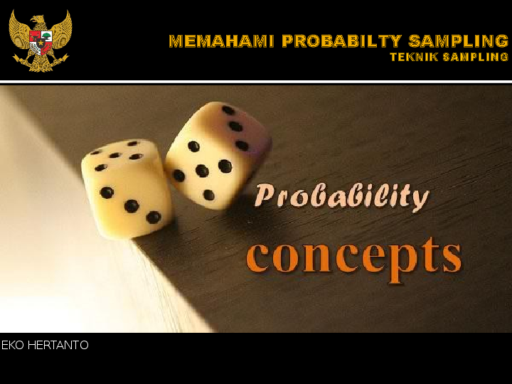 ppt memahami probability sampling teknik sampling 