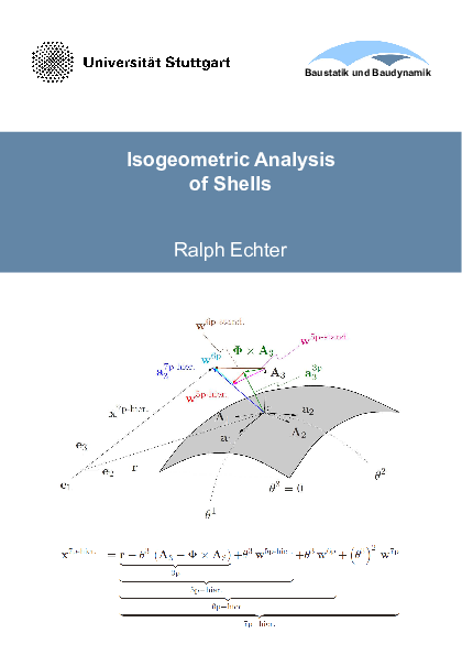 (PDF) Isogeometric Analysis of Shells