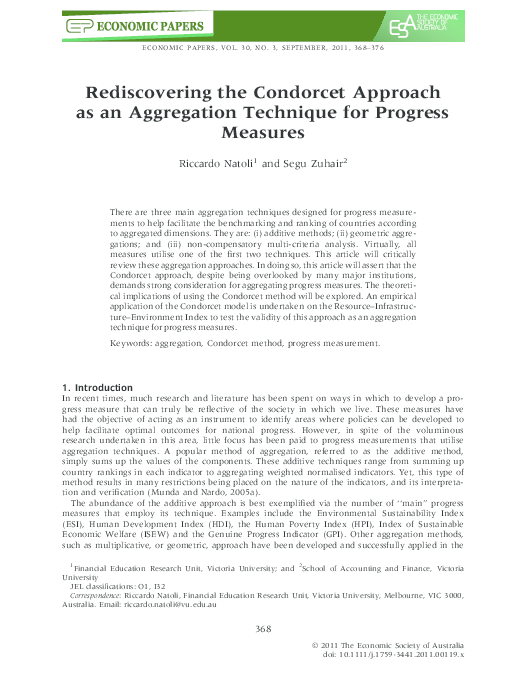 Condorcet tenth epoch summary image