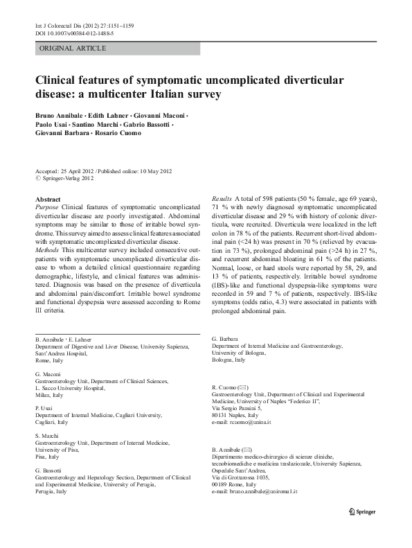 Diverticulitis assessment image