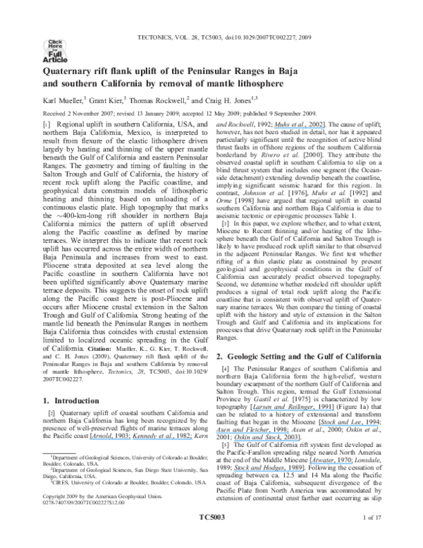 (PDF) Mueller et al, 2009 Baja Rift