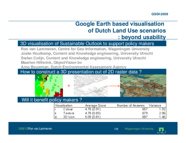 (PDF) Google Earth based visualization of Dutch land use scenarios ...