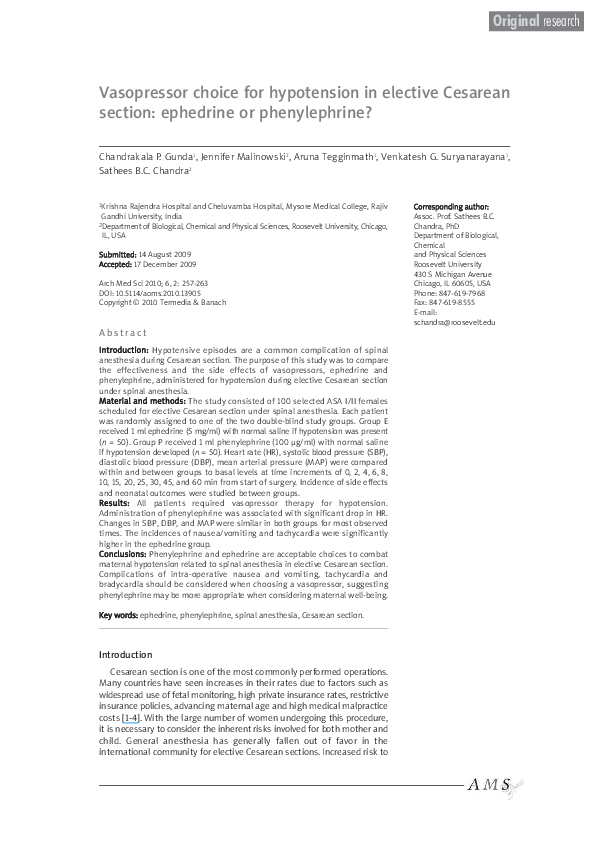 Ephedrine research paper image