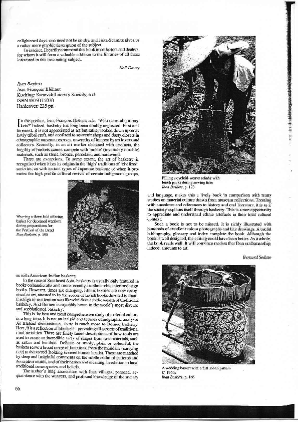 IBAN BASKETS by JEAN-FRANCOIS BLEHAUT