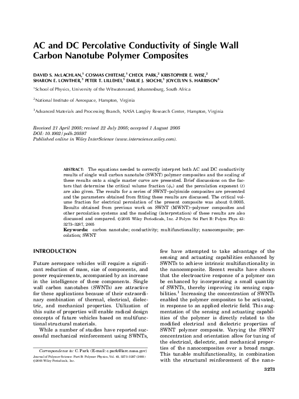 (PDF) Effects of carbon nanotubes aspect ratio on the qualitative and ...