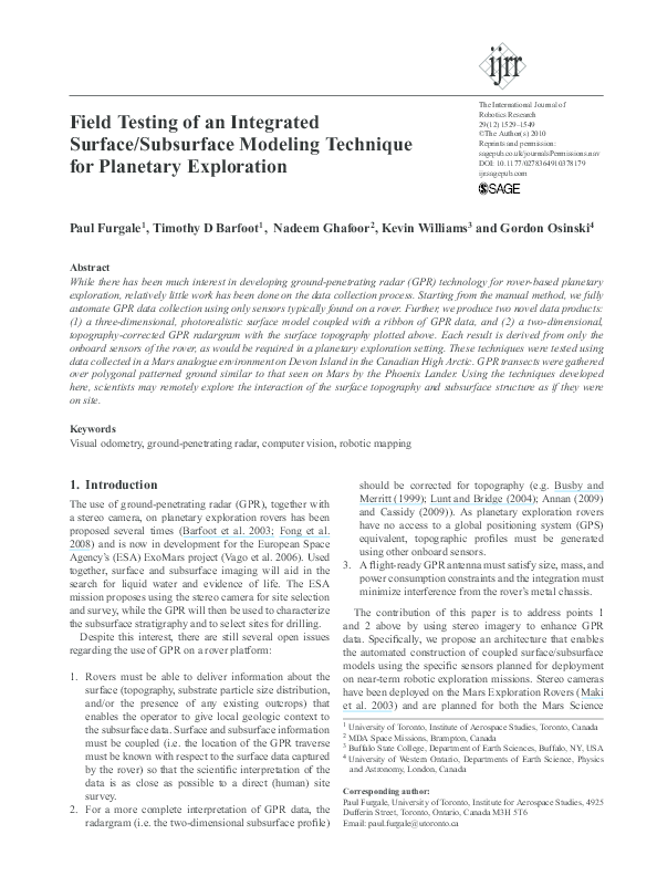(PDF) Field Testing of an Integrated Surface/Subsurface Modeling ...