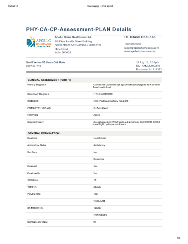 Clinical Assessment