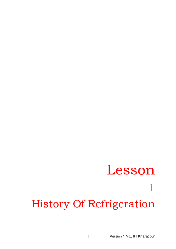 (PDF) Lesson 1 History Of Refrigeration ani shah Academia.edu