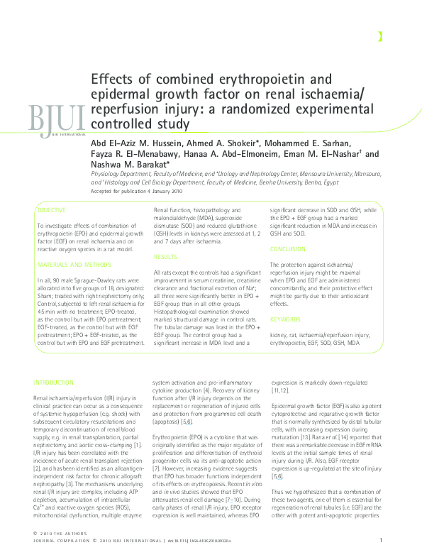 (PDF) Effects of combined erythropoietin and epidermal growth factor on ...