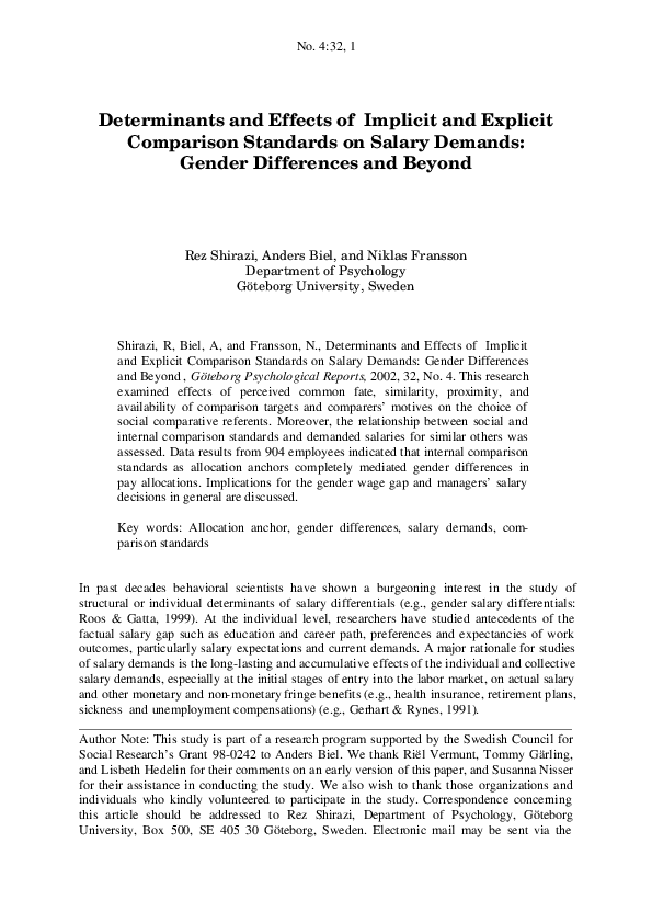 (PDF) Determinants and Effects of Implicit and Explicit Comparison ...