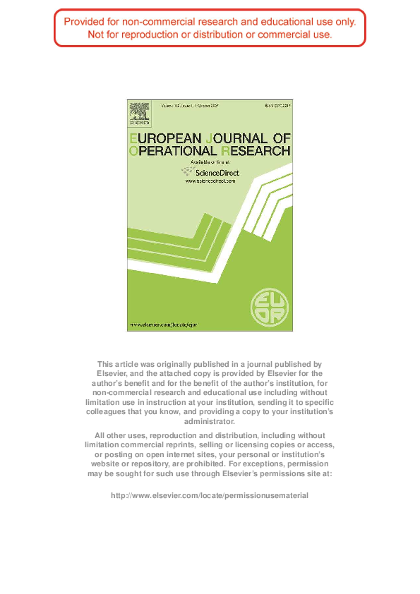 (PDF) A selfadaptive differential evolution heuristic for twostage