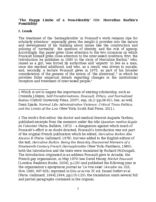 Herculine barbin essay 08 picture