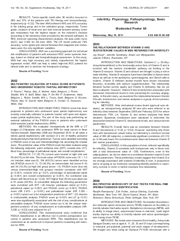 (PDF) 2003 the Relationship Between Vitamin D and Testosterone Values