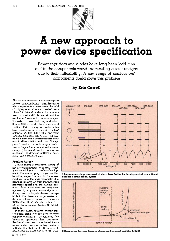 (PDF) A new approach to power device specification