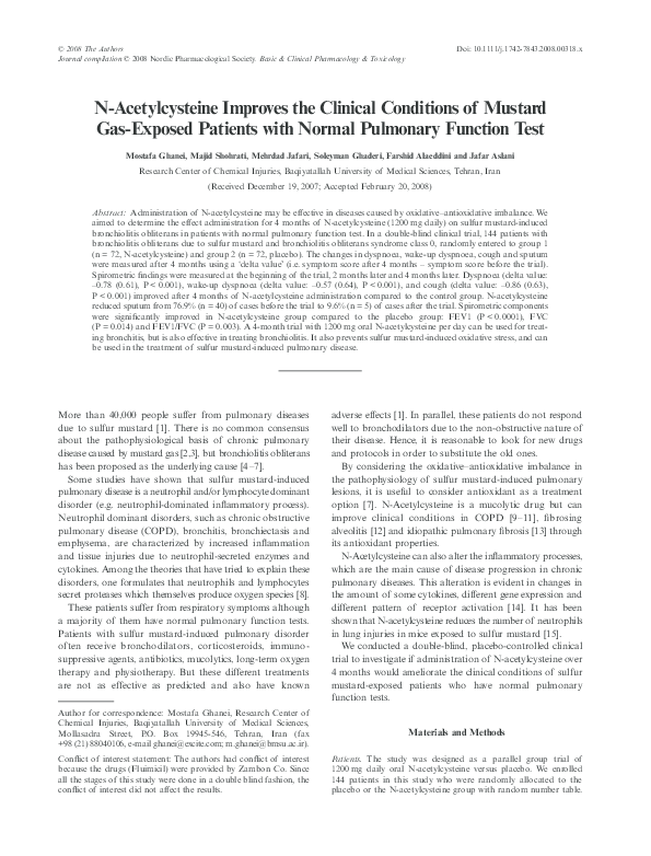 Mustard gas essay picture