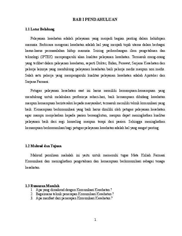 Doc Komunikasi Kesehatan Restika Monidora Academia Edu