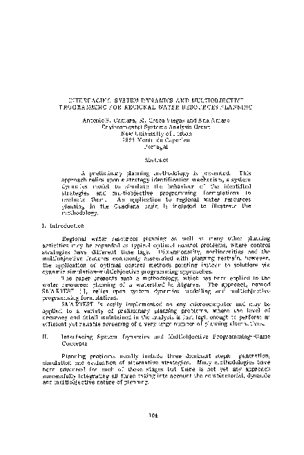 (PDF) Interfacing system dynamics and multiobjective programming for ...