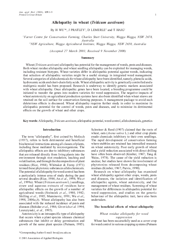 Allelopathic effect picture