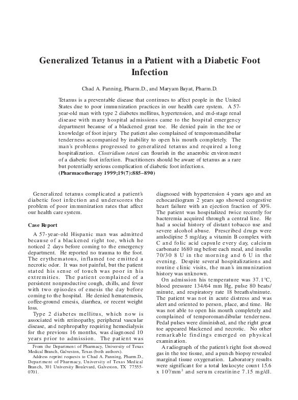 Warning signs of tetanus image