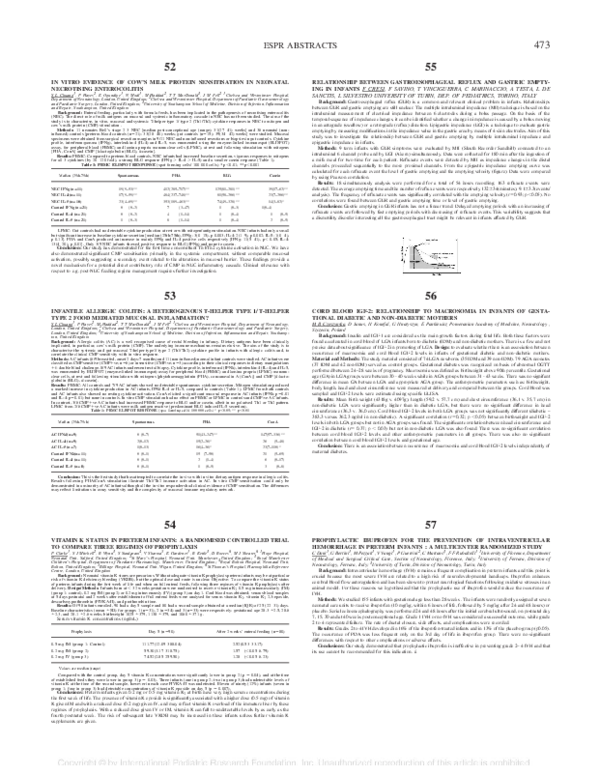 (PDF) 54 VITAMIN K STATUS IN PRETERM INFANTS A RANDOMISED CONTROLLED