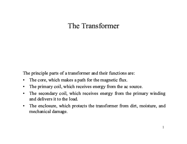 (PDF) The Transformer