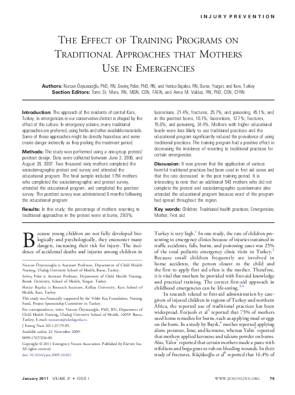 (PDF) The Effect of Training Programs on Traditional Approaches that ...