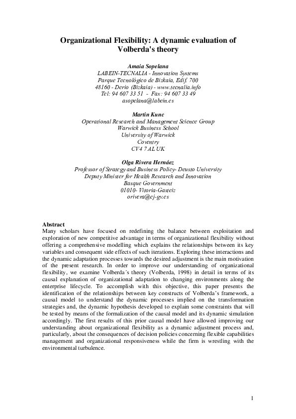 Types of flexibility in the workplace picture