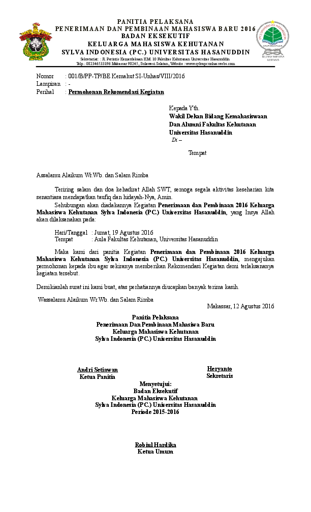 (DOC) Undangan Pembukaan Acara p2mb1 | Black Oreo - Academia.edu