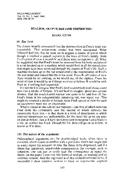 Skepticism psychology picture