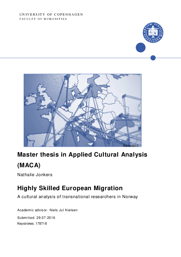 (PDF) Highly Skilled European Migration - A cultural analysis of ...
