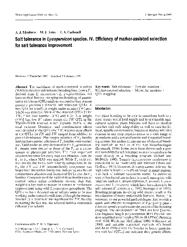 Salt tolerant vegetables picture