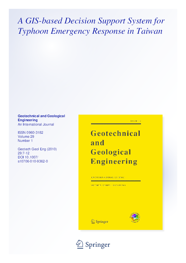 (PDF) A GIS-based Decision Support System for Typhoon Emergency ...