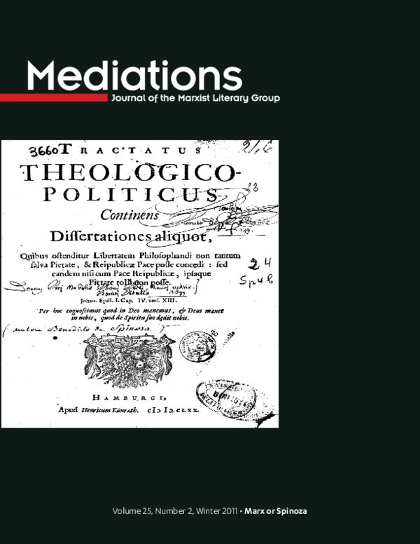 (PDF) Crowds and Spinoza's Concept of the Political