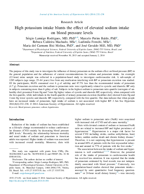 Normal daily sodium intake picture
