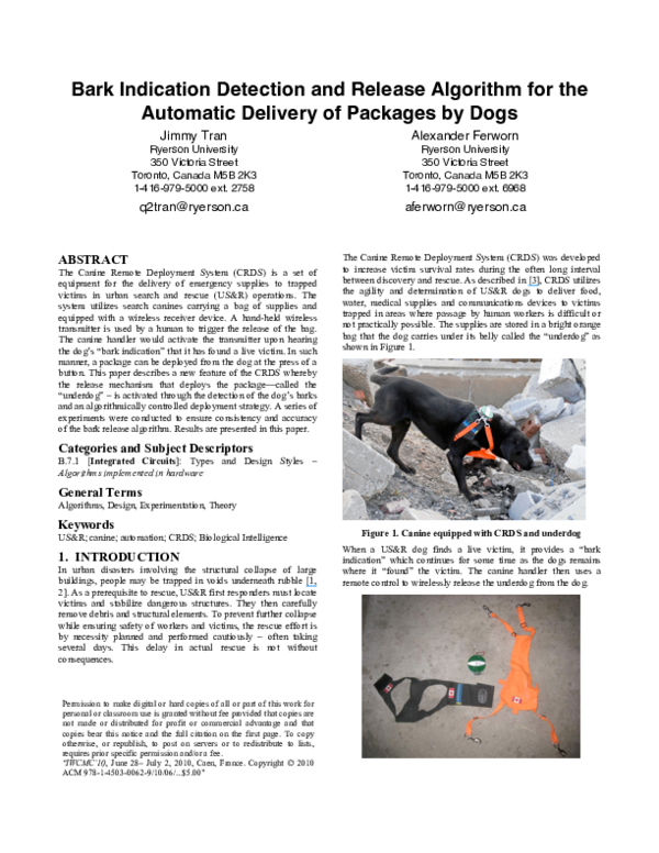 (PDF) Bark indication detection and release algorithm for the automatic ...