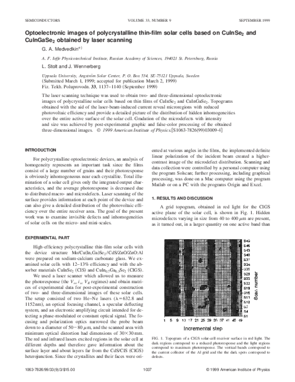 (PDF) Optoelectronic images of polycrystalline thin-film solar cells ...