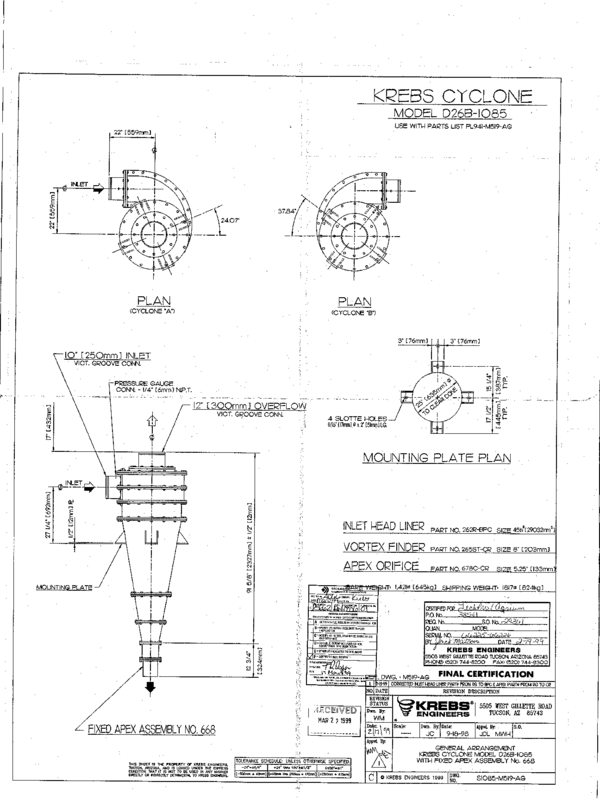 (PDF) Blue print separator hydrocyclone krebs