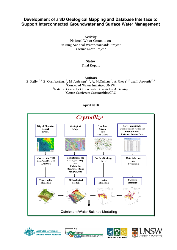 (PDF) Development of a 3D Geological Mapping and Database Interface to ...