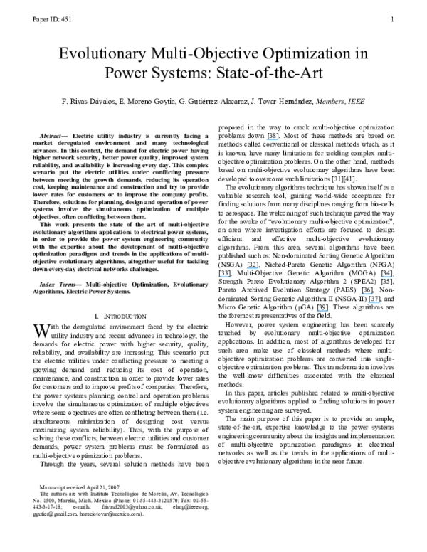 (PDF) Evolutionary multiobjective optimization in noisy problem ...