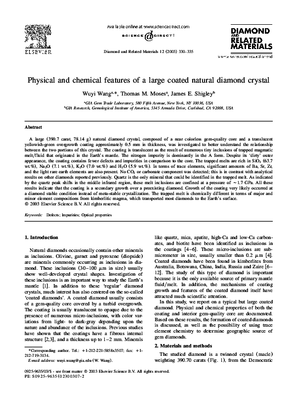 Chemical diamond essay 08 image