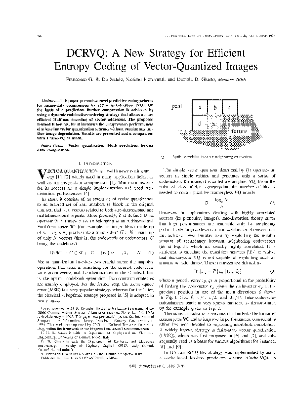 (PDF) DCRVQ: a new strategy for efficient entropy coding of vector ...