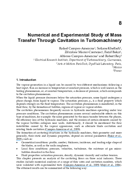 (PDF) Numerical and Experimental Study of Mass Transfer Through ...