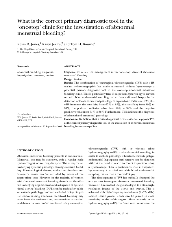 Abnormal uterine bleeding in gynaecological practice biology essay 06 image