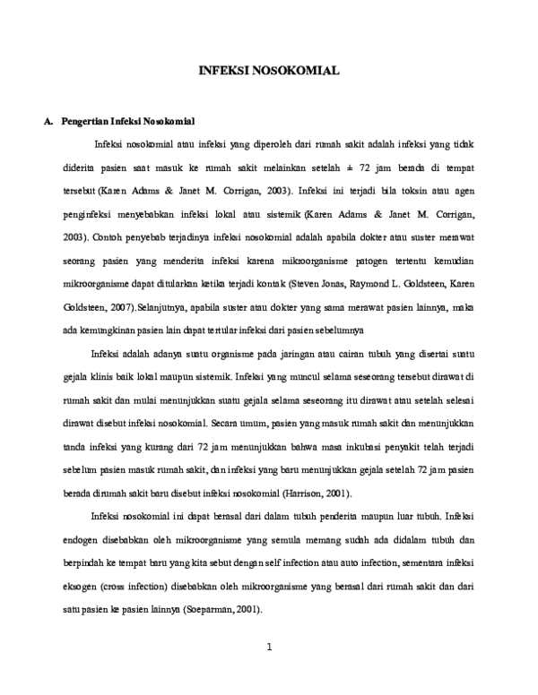 (DOC) INFEKSI NOSOKOMIAL