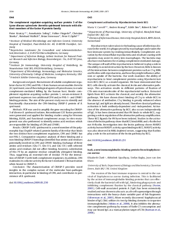 (PDF) IsaB, a new immunoglobulin-binding protein from Staphylococcus aureus