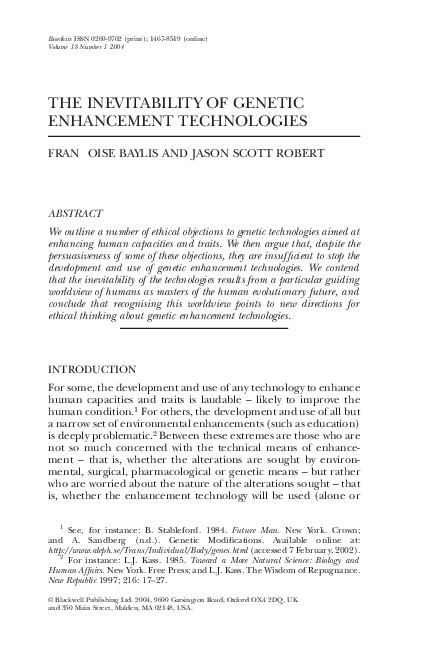Genetic enhancement pros and cons picture