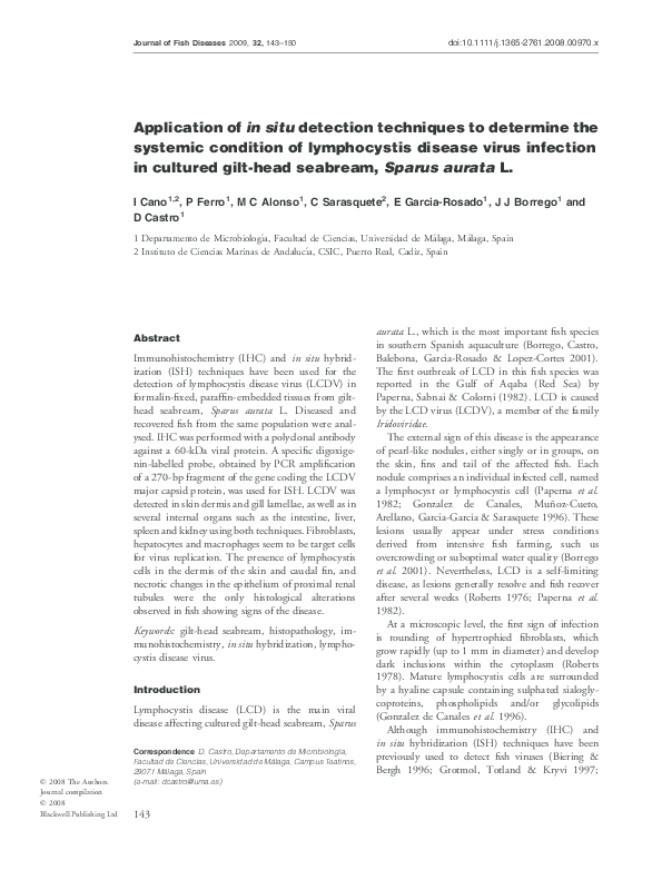 (PDF) Application of in situ detection techniques to determine the ...