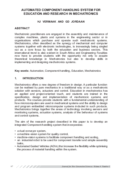(PDF) Automated component-handling system for education and research in ...
