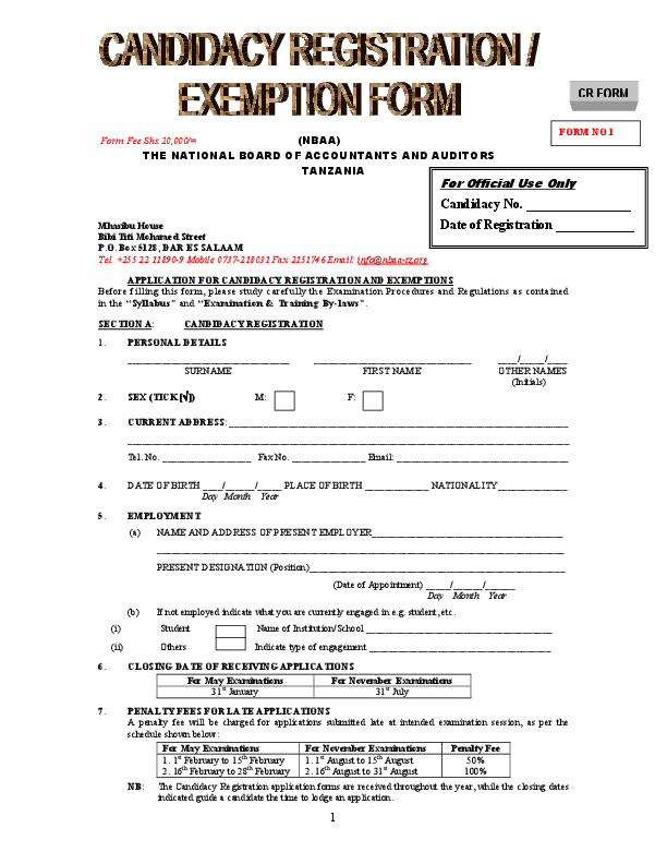 (PDF) NBAA) THE NATIONAL BOARD OF ACCOUNTANTS AND AUDITORS TANZANIA Innocent Issack Academia.edu