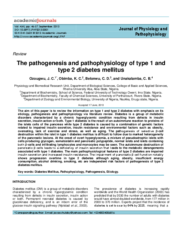 diabetes mellitus tipo 2 patogénesis